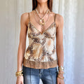 Leopard Lace Cami - Size S