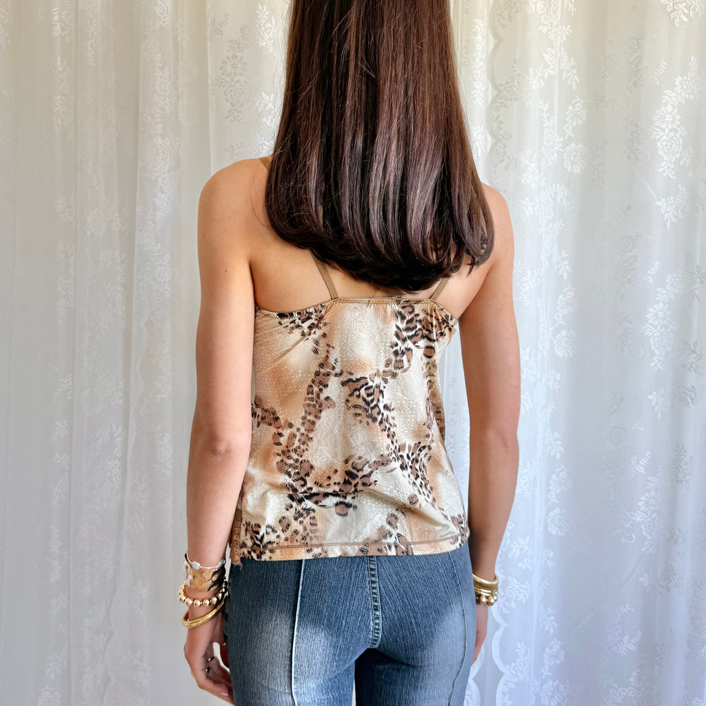 Leopard Lace Cami - Size S