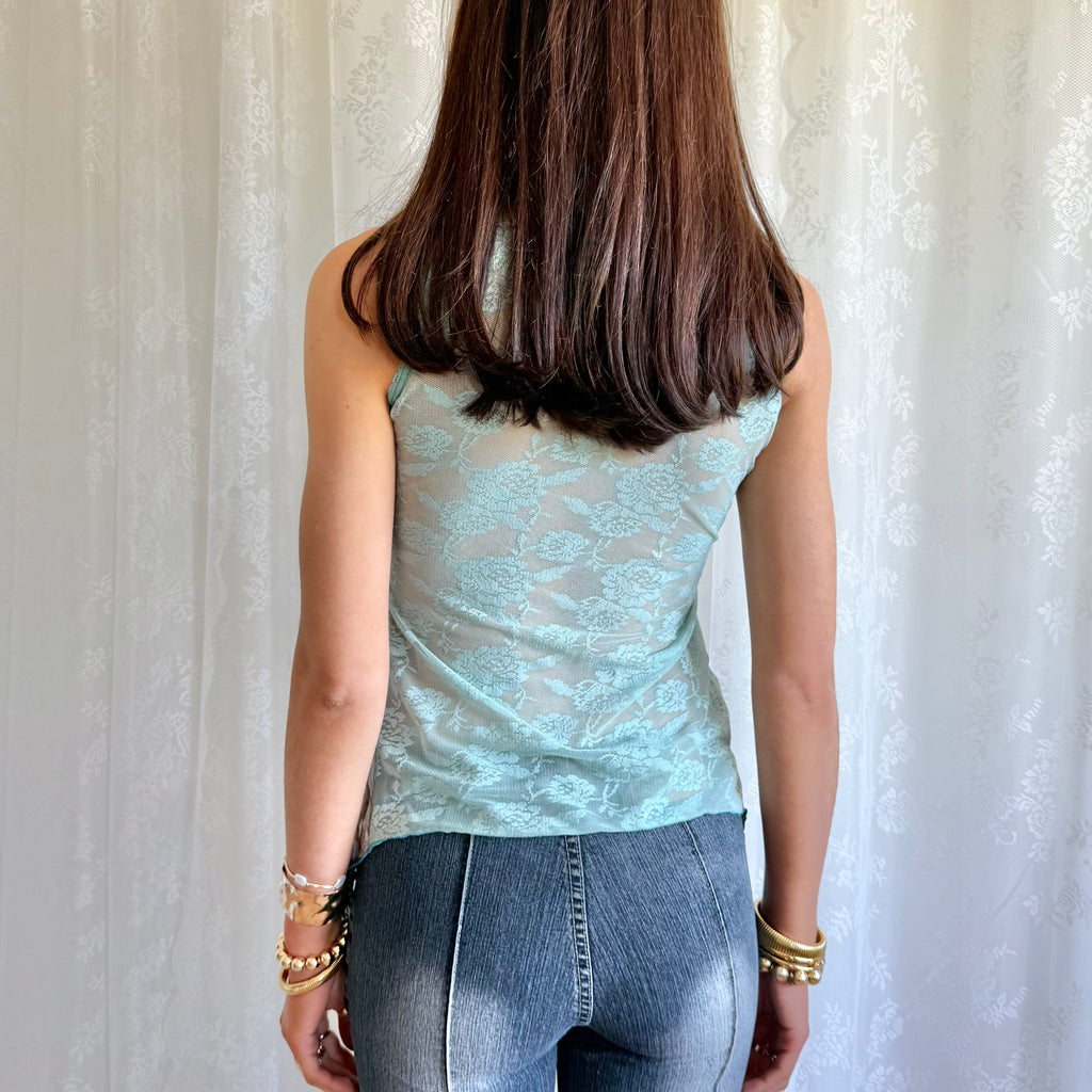 Patterned Asymmetric Top - Size S