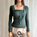 Wool Mohair Knit Jumper - Size S