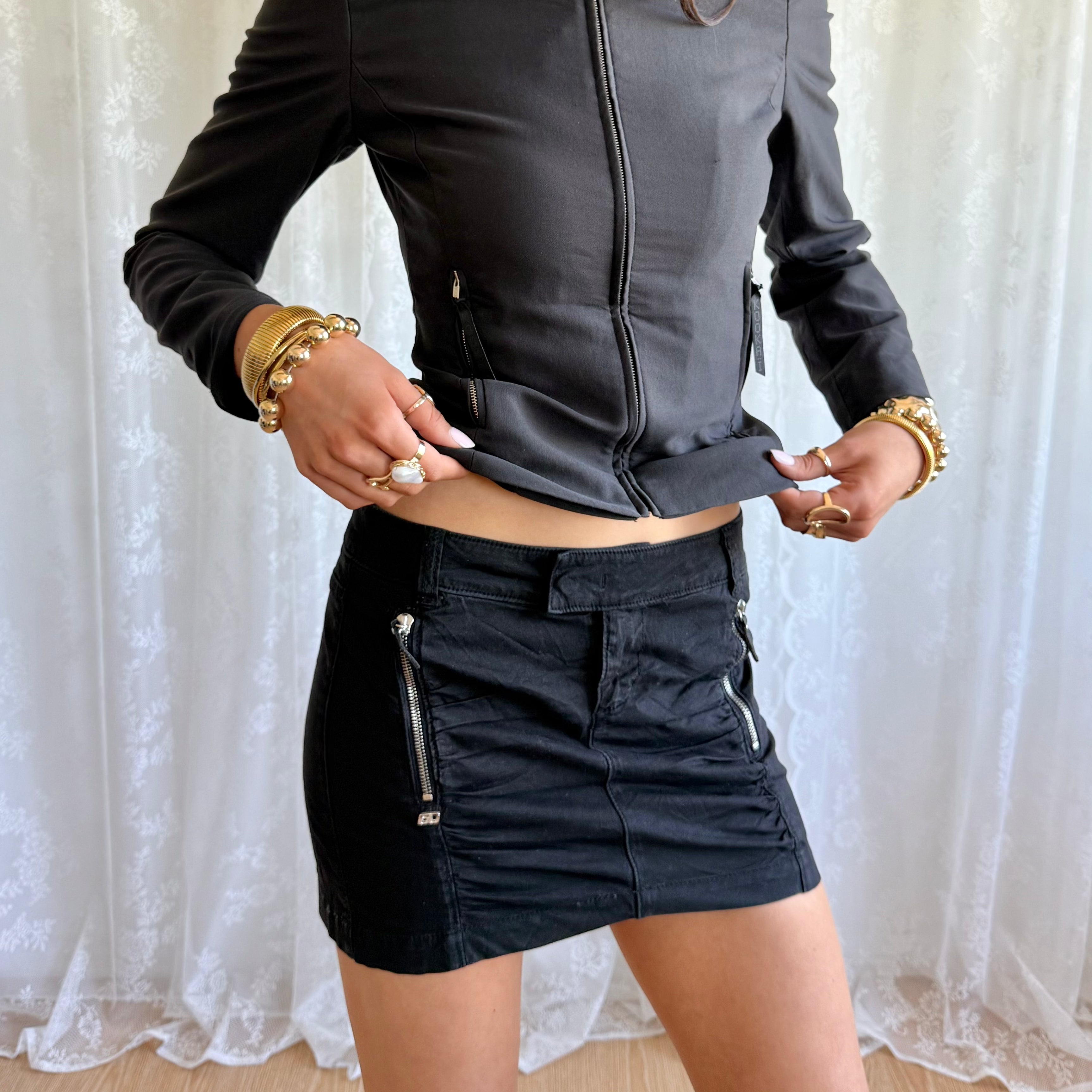 Miss Sixty Denim Mini Skirt - Size S