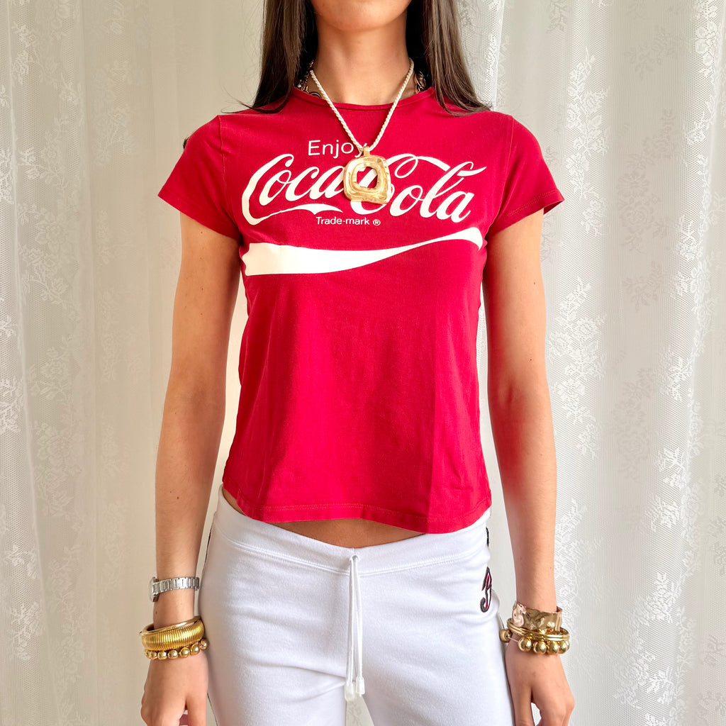 Coca Cola Crop Top - Size M