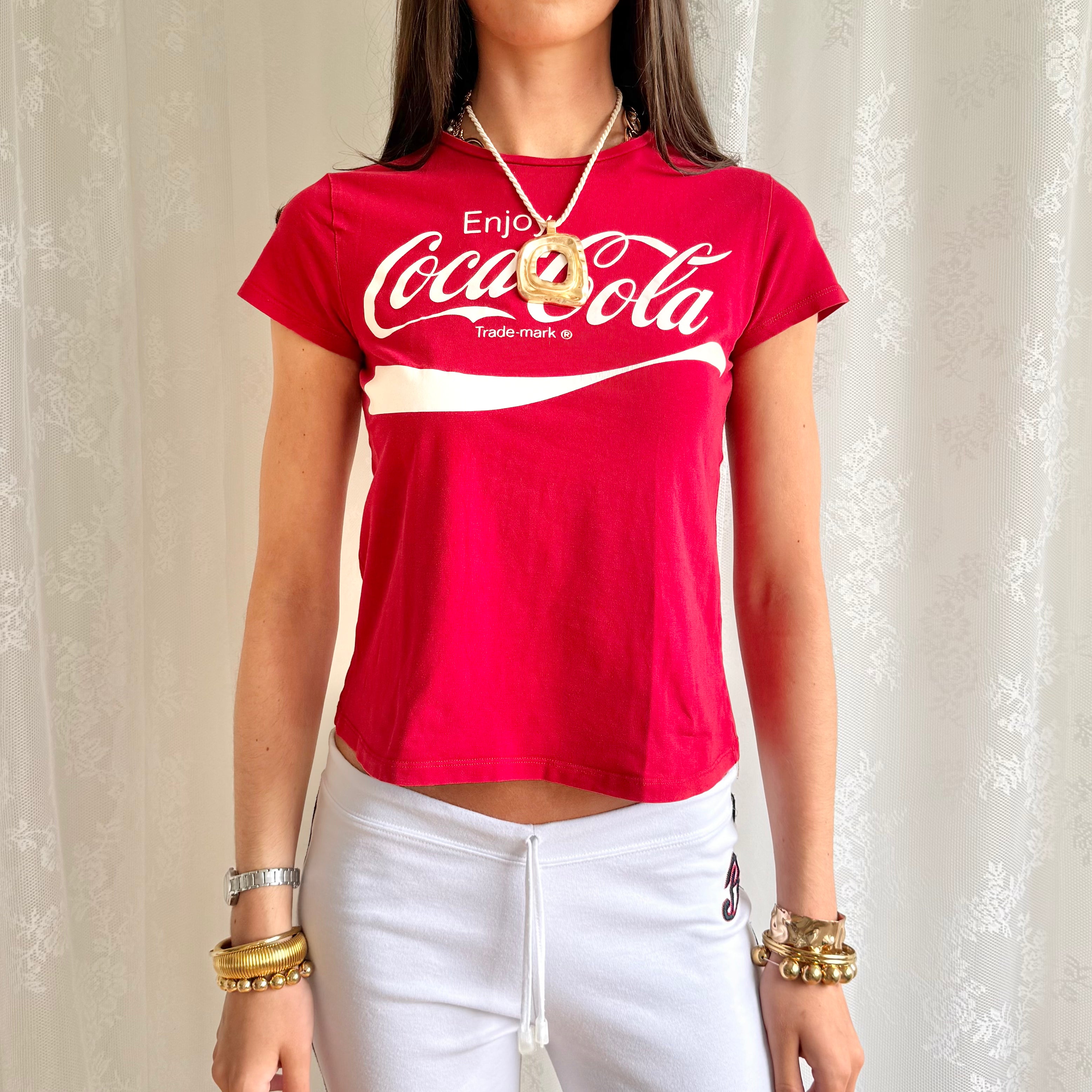 Coca Cola Crop Top - Size M
