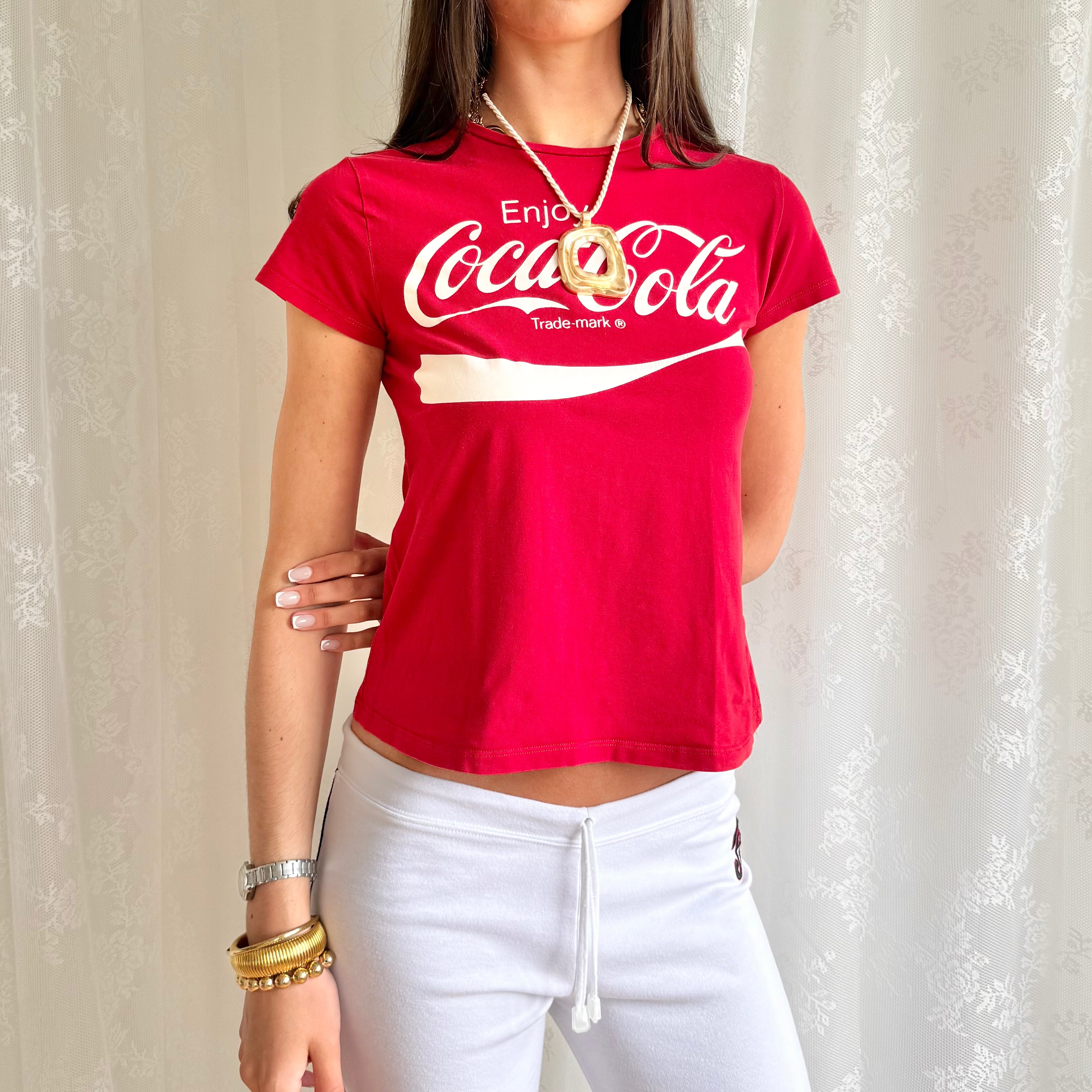 Coca Cola Crop Top - Size M