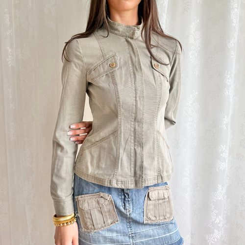 Cotton Zip Jacket - Size L